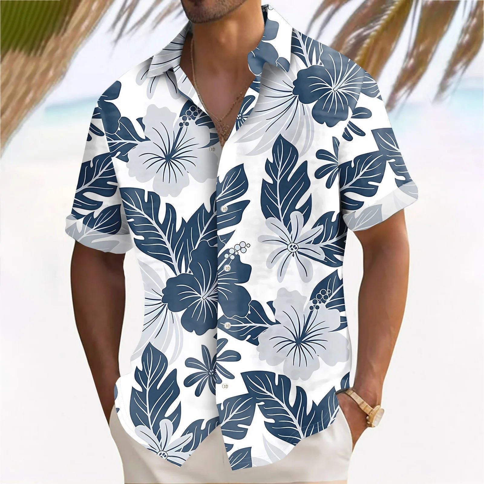 Men's Hawaiian Beach Shirts for Summer 2024