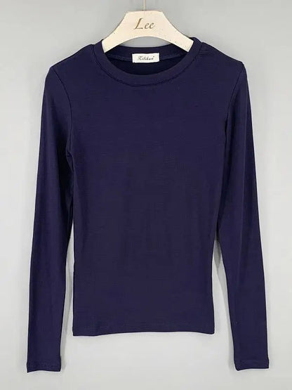 2024 Women's Long Sleeve Cotton T-Shirts