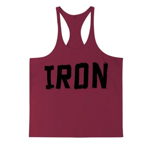 Men's Cotton Workout Tank Top for Bodybuilding