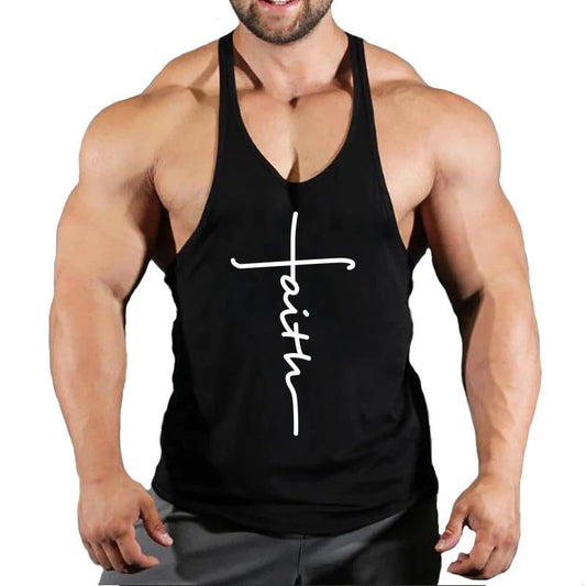 2024 Men's Cotton Gym Tank Tops