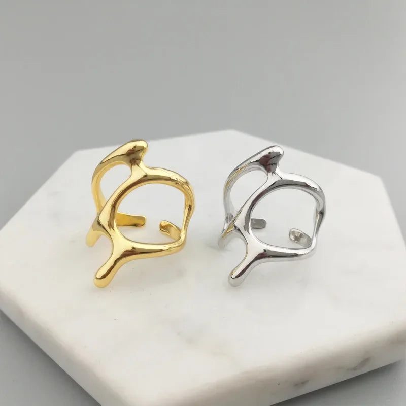 Y2K Vintage Adjustable Silver Punk Rings