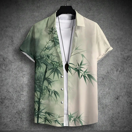2024 Hawaiian Short-Sleeved Shirt for Men