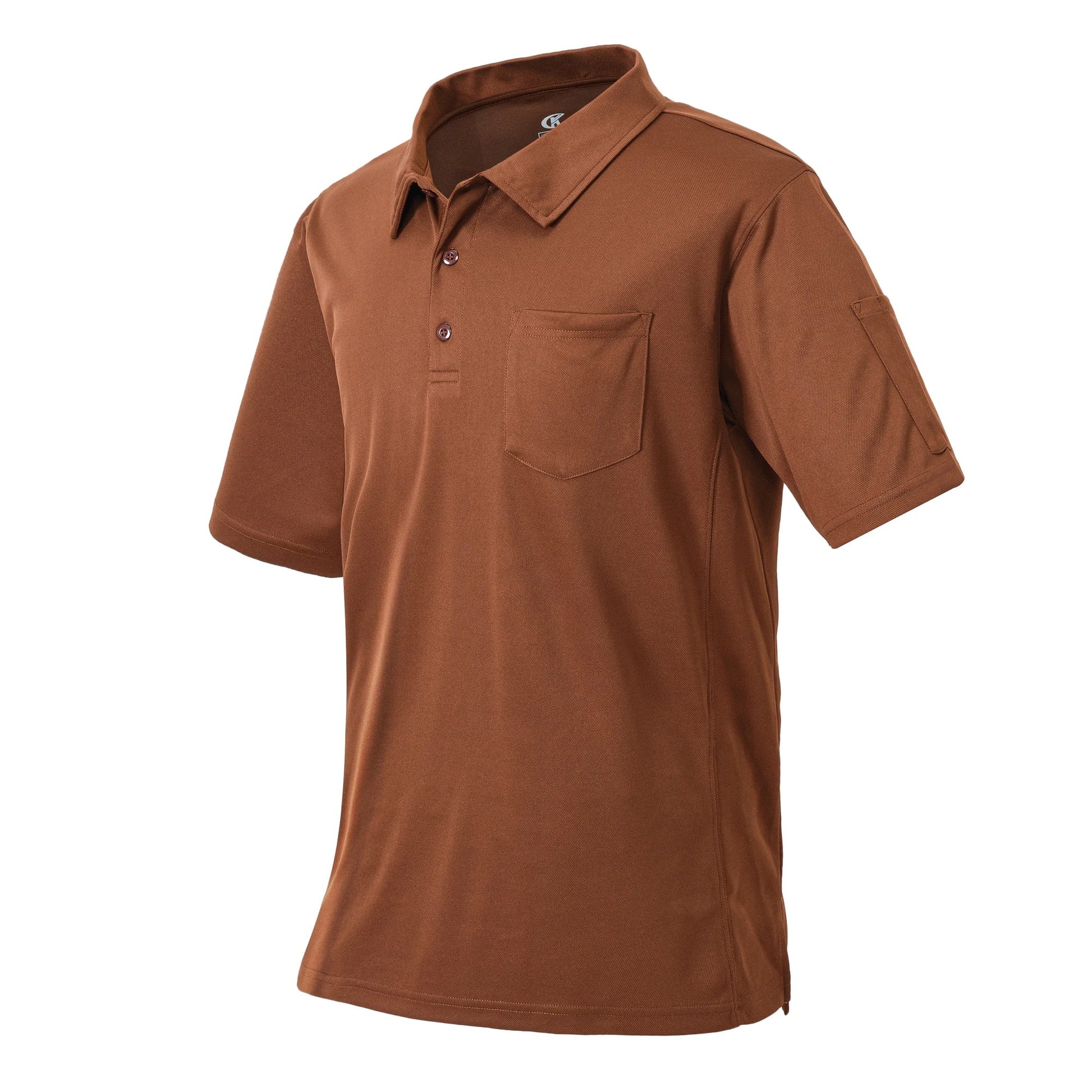 Men's Breathable Summer Polo Shirt with Pocket