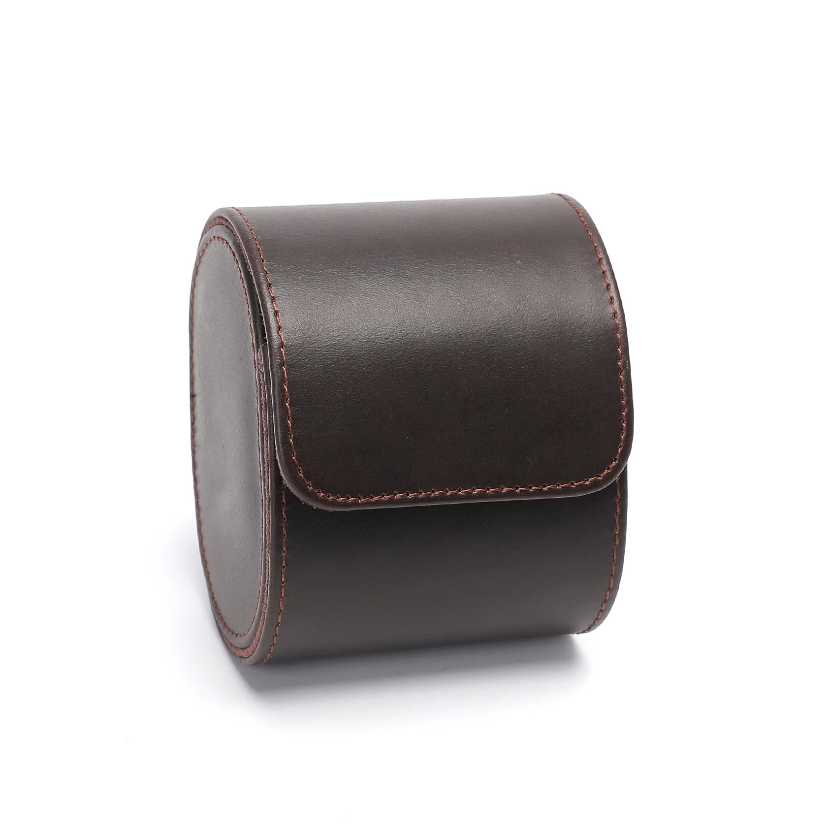 Classic Leather Watch Travel Case Organizer