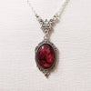 Gothic Blood Red Quartz Vintage Choker Necklace