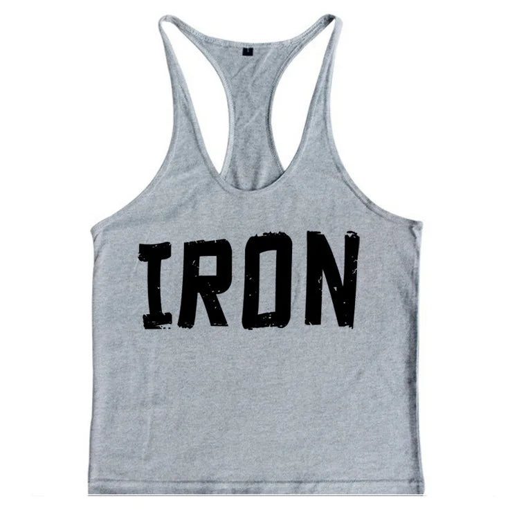 Men's Cotton Workout Tank Top for Bodybuilding
