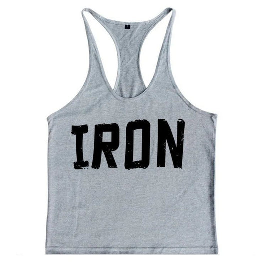 Men's Cotton Workout Tank Top for Bodybuilding