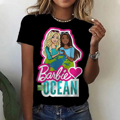 Cute Loose Short Sleeve T-Shirt for Women