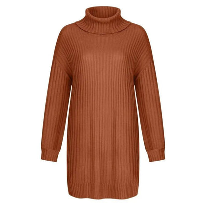 Trendy Women’s Mid-Length Sweater Dress