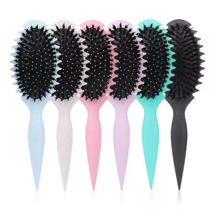 Detangling Boar Bristle Brush for Curly Hair