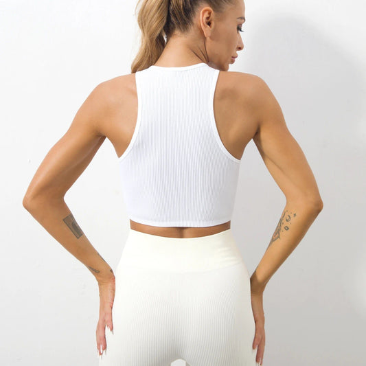 Summer Seamless Push Up Sexy Sport Tank