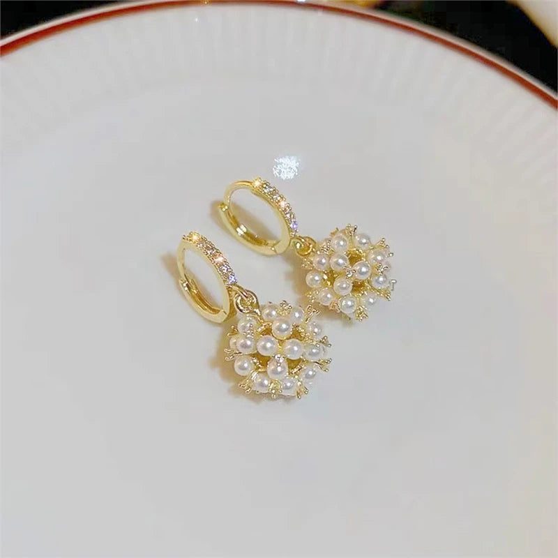 Luxury Pearl Bead Earrings for Women