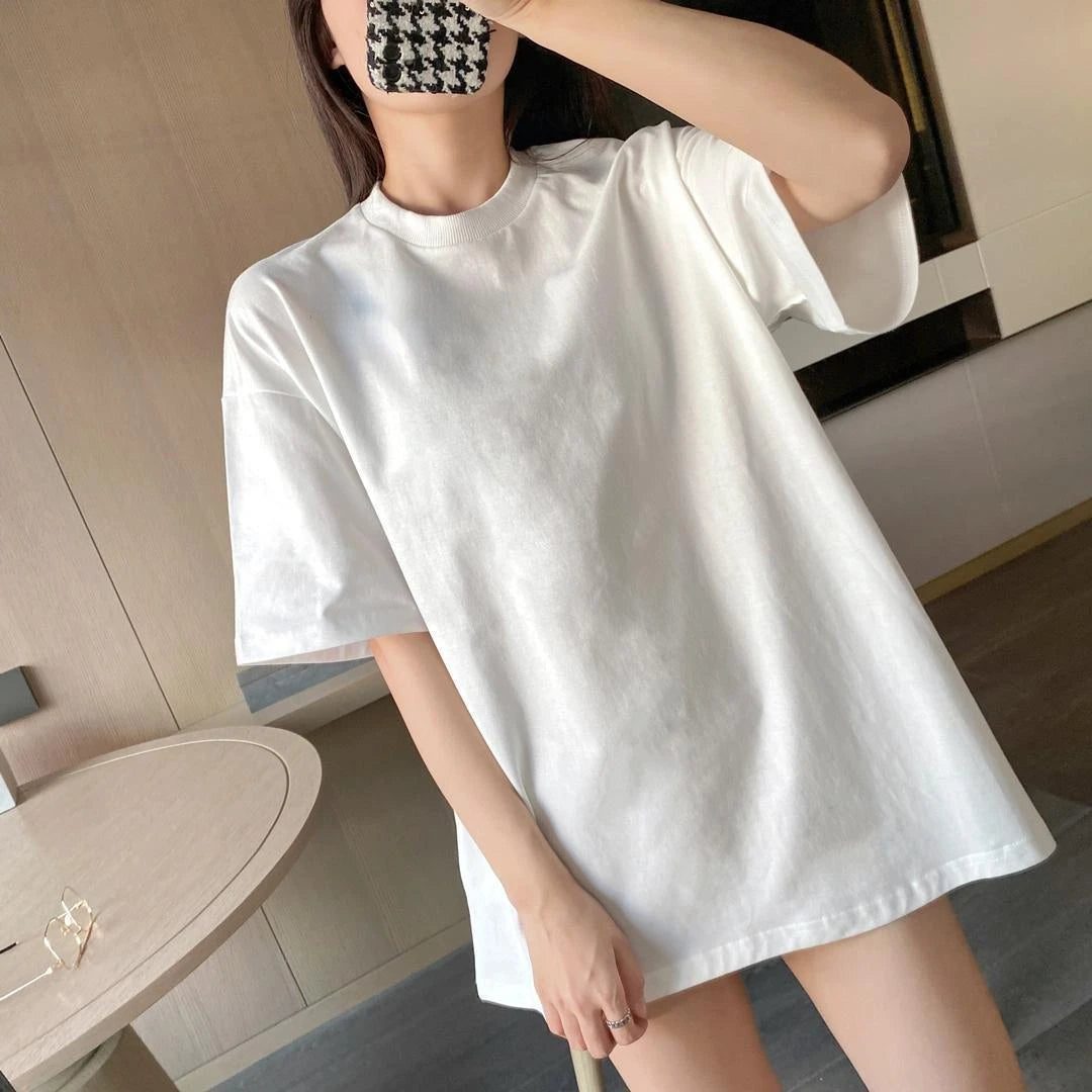 Trendy Oversized Cotton T-Shirts for Women