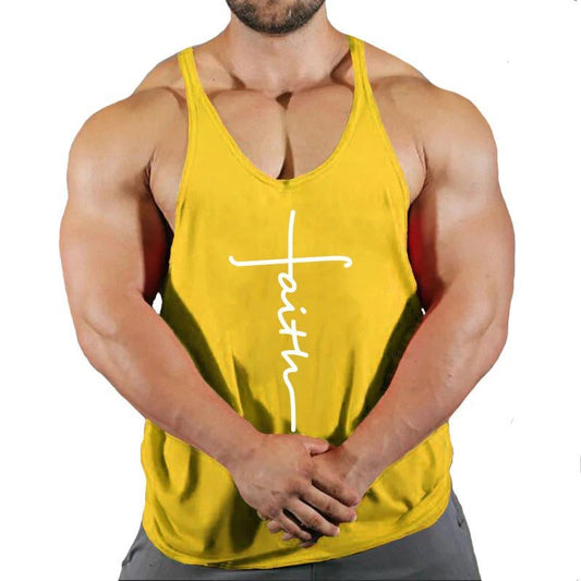 2024 Men's Cotton Gym Tank Tops