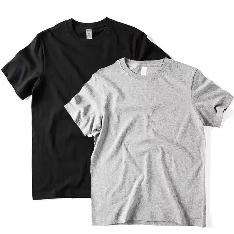 2pcs Cotton T-Shirts for Men and Women