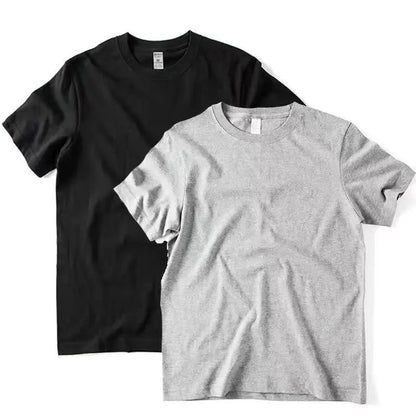 2pcs Cotton T-Shirts for Men and Women