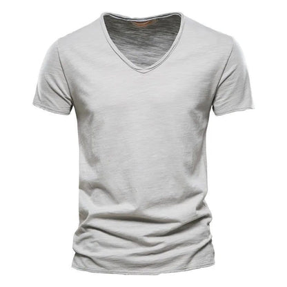 Men's Cotton V-Neck T-Shirt for Fitness