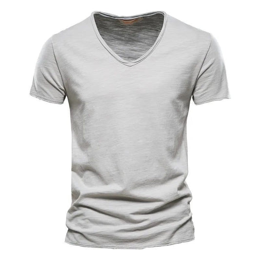 Men's Cotton V-Neck T-Shirt for Fitness