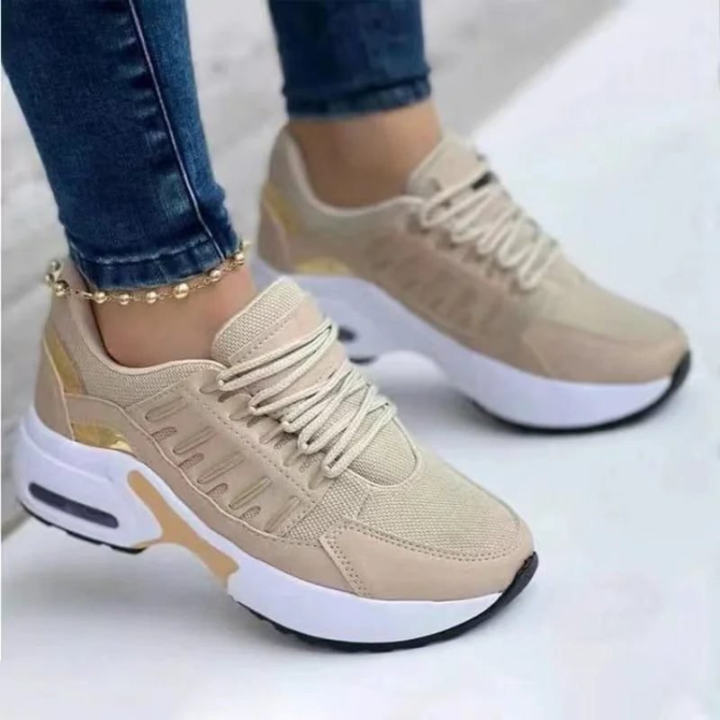 Breathable Chunky Platform Sneakers for Women
