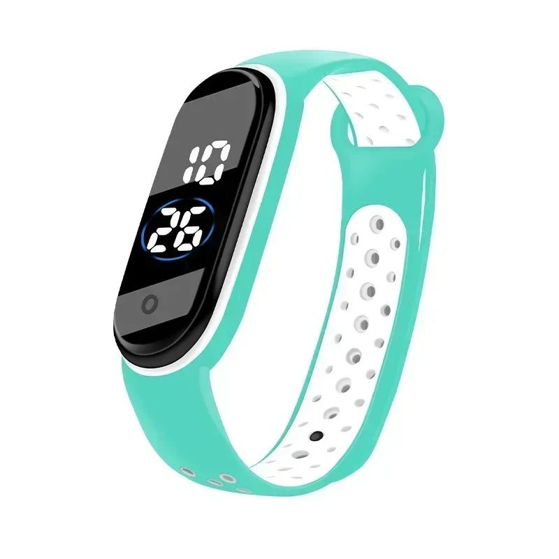 Waterproof LED Digital Sports Watch for Kids