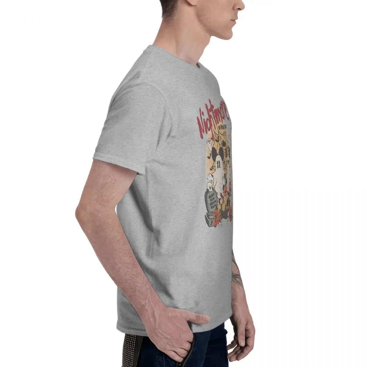 Mickey Minnie Halloween Ghost Men's T-Shirt