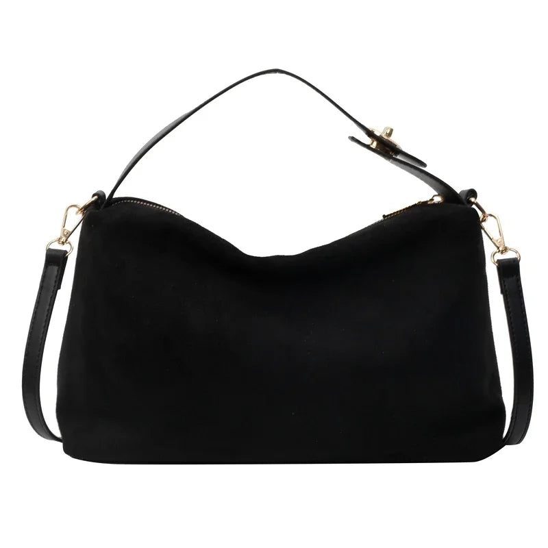 2024 Suede Large Capacity Women's Shoulder Bag