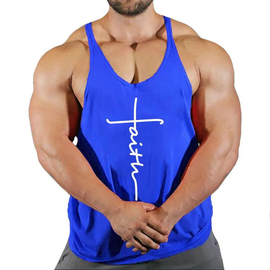 2024 Men's Cotton Gym Tank Tops