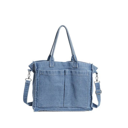 2024 Autumn Women's Denim Casual Tote Bag