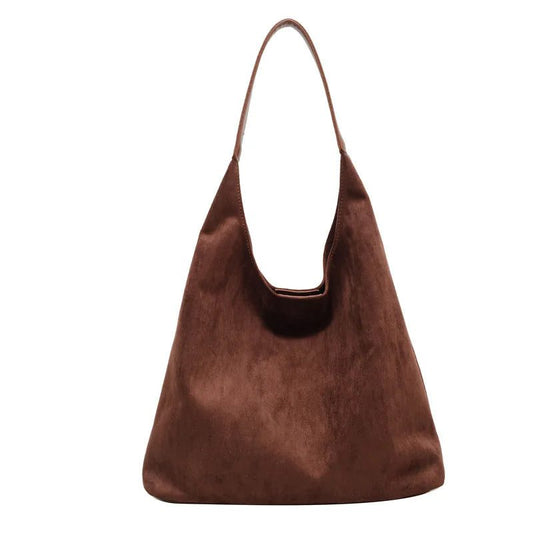Vintage Suede Tote Bag for Women