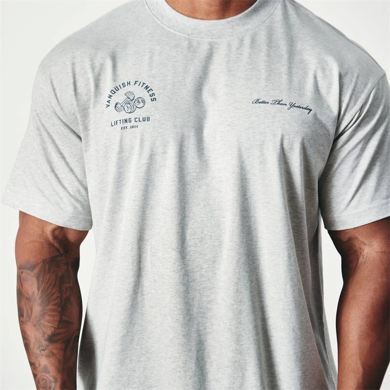 Men's Cotton Crew Neck Casual T-Shirt
