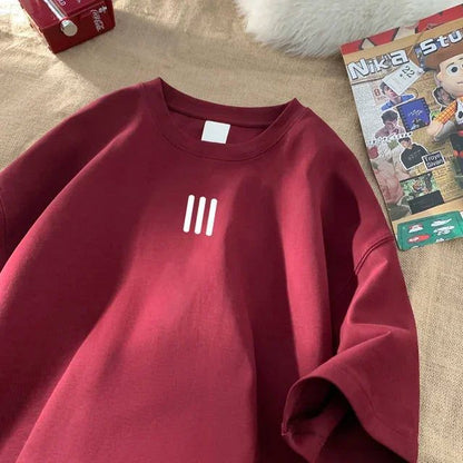 Men's Oversized Cotton T-Shirts for Summer