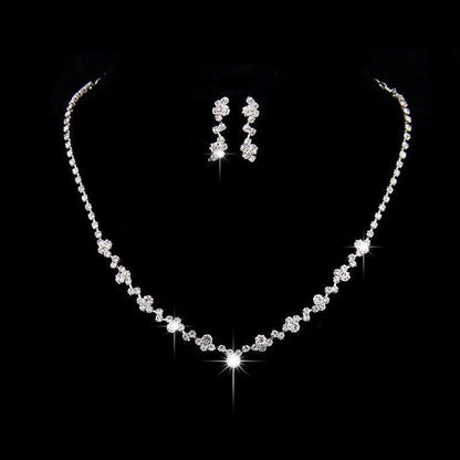 Elegant Crystal Bridal Jewelry Set for Weddings