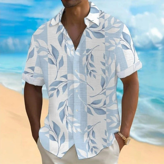 2024 Men's 3D Beach Flower Hawaiian Shirt