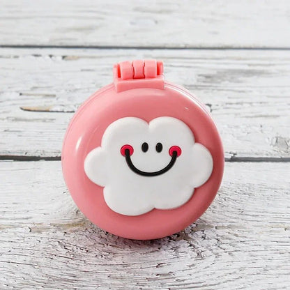 Compact Travel Hair Brush with Mirror