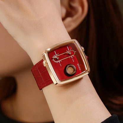 Unisex Waterproof Square Quartz Watch Gift