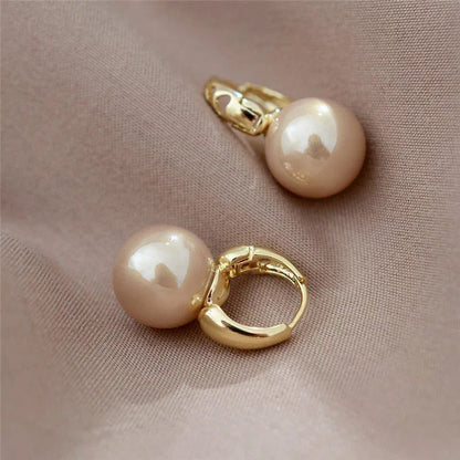 Elegant Imitation Pearl Dangle Earrings for Weddings