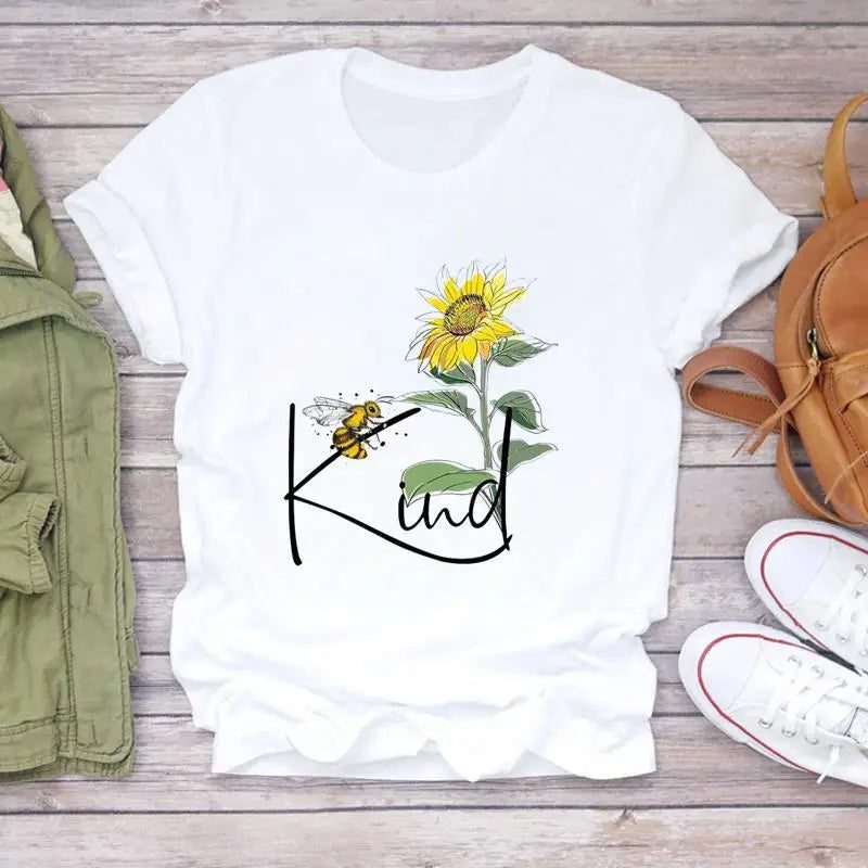 Floral Print Oversized T-Shirt for Women