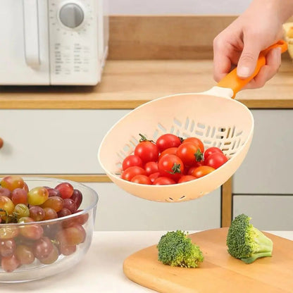 Heat-Resistant Silicone Slotted Spoon for Draining