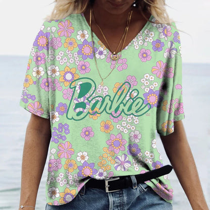 Funny Summer T-Shirt for Women - Barbie