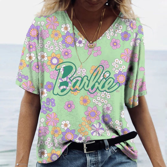 Funny Summer T-Shirt for Women - Barbie