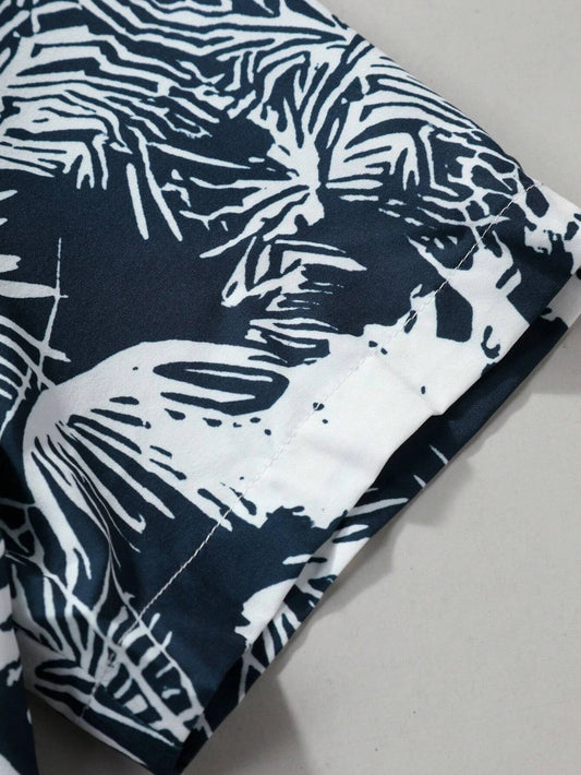 Men's 3D Print Hawaiian Coconut Tree Shirt