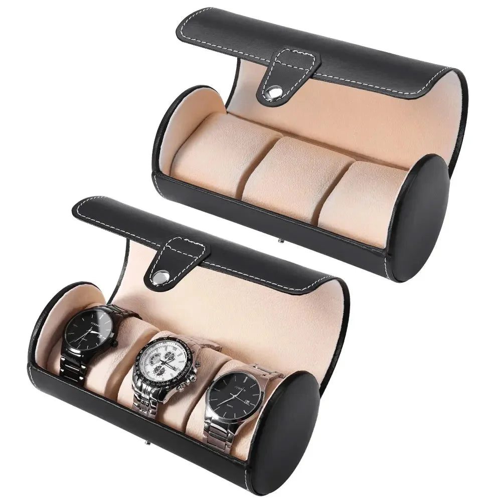 Travel Watch Storage Box with 3 Grids
