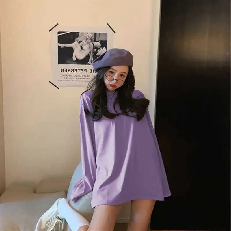 Trendy Oversized Cotton T-Shirts for Women