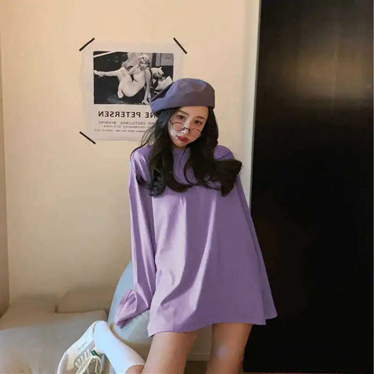Trendy Oversized Cotton T-Shirts for Women
