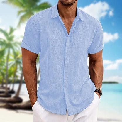 Lightweight Casual Men’s Cotton Linen Shirt