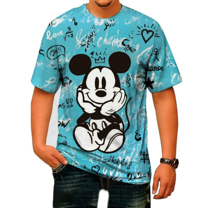 Men's Casual Mickey Mouse Summer T-Shirt