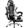Adjustable Gaming Chair with Footrest and Support
