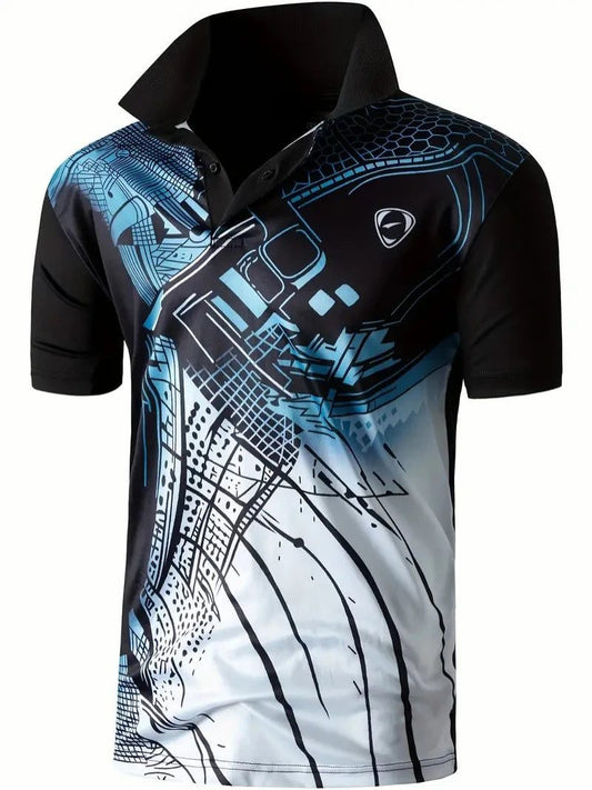 High-Quality Men's Golf Polo Shirt - Summer