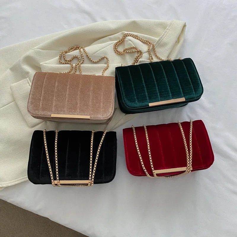 Small Velvet Crossbody Bags for Women 2023