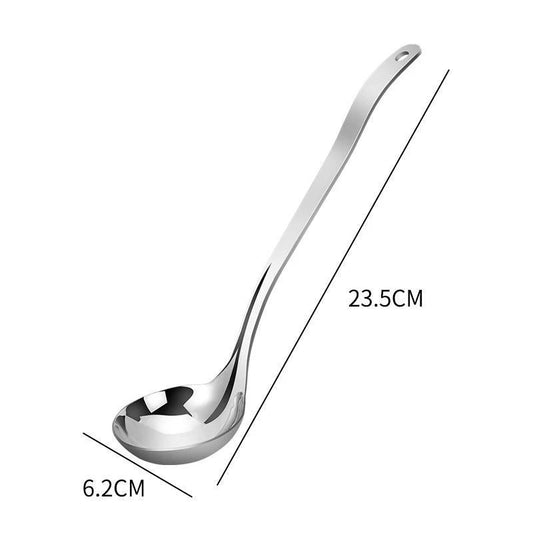 Elegant Long Handle Stainless Steel Soup Spoon